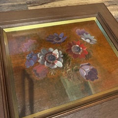 絵画　油絵　額付きの画像