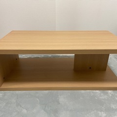 木製ローテーブルの画像