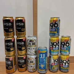 ※お酒追加　お酒等75本セット（チューハイ、ビール、淡麗等）の画像