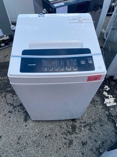 NO B688?福岡市内配送設置無料✨?アイリスオーヤマ 上面 洗濯機 6kg 全自動 1人暮らし まとめ洗い 毛布 部屋干し お急ぎ
