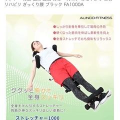 ALINCO 全身ストレッチ器具 FA1000A ブラックの画像