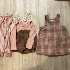 女の子 秋冬100サイズ 34枚まとめ売りの画像