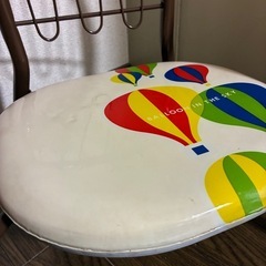 【無料】子ども用イス／バルーン柄　※東別院駅周辺・引き取り限定の画像