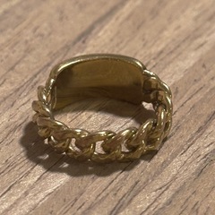 美品の中古品(私物です)パリ発 A.P.C. アーペーセー★ DARWIN リング　パリブランド　59mm 指輪　ユニセックスの画像