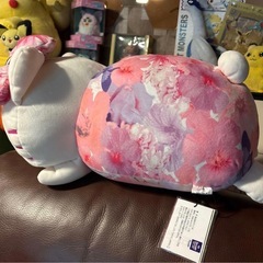 Rady キティちゃん　トロピカルピンクフラワー　もちもちおねむクッションの画像