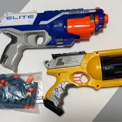 【なるべく早く取りに来てくださる方優先】NERF ナーフ2丁＆22弾の画像