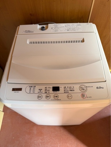 【⭐︎値下げ中☆】ヤマダセレクト 全自動洗濯機 2023年 6kg YWM-T60Hl
