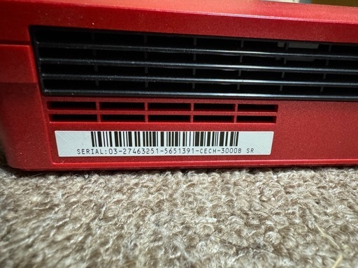 確認の為中断します。PS3 本体のみ 付属品無し