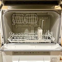 食洗機　Panasonic タンク式　白　美品の画像