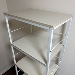 【ニトリ】組み合わせシェルフ 本体 4段 (ファル1659 WH/WH)の画像