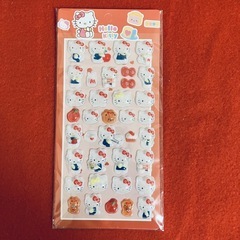 【新品未使用】ぷくぷくシール3枚セット 立体シール ハローキティ シナモロール ボンボンドロップ風の画像