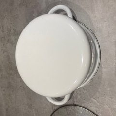 ホーロー鍋　ニトリ　20センチの画像