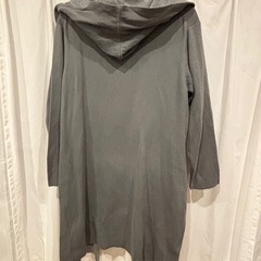 【2/2 19:00〜22:00引取りに来てくださる方限定無料】ユナイテッドアローズ　グレー フード付きロングカーディガンの画像