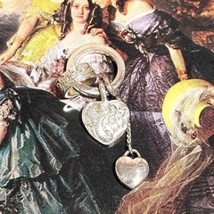 極美品★ハワイアンジュエリー　ペンダントトップ　　シルバー925 プルメリア　ハート　波の画像