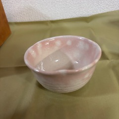 萩焼　小鉢　ピンクの画像