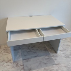 ①美品！パソコンデスク デスク 机 ドレッサーの画像