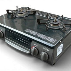 【2602001】リンナイ ガステーブル KG35NBKR 都市ガス用 2023年製の画像