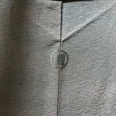 着物 原田明 かすみ柄 藍染 藍色の画像