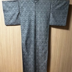 大島紬風 着物の画像