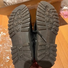 黒ブーツ21センチ 未使用の画像