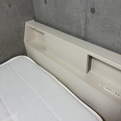 ニトリ　シングルベッドフレーム•マットレスの画像