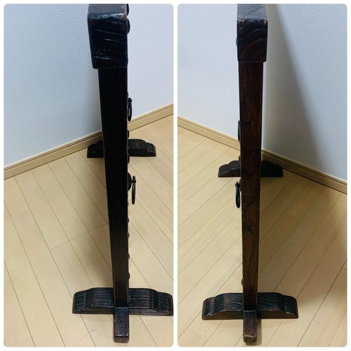 【希少】和箪笥風　衝立　パーテーション　アンティーク　木製　年代物　オブジェ