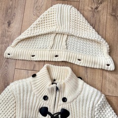 【2/2 19:00〜22:00引取りに来てくださる方限定無料】 CUSTOM CULTUREアイボリー フード付きの画像