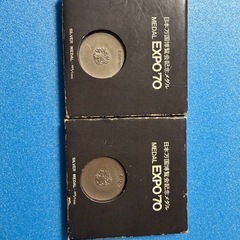 EXPO70 銀メダル2枚セット シルバー925の画像