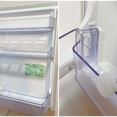 2/3〜4引取限定価格!! 三菱 330L 冷蔵庫 MR-CG33E-W ガラスドアの画像