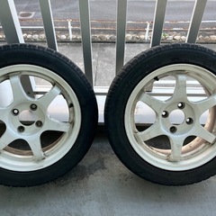 15インチ　アルミホイール　4本　ブリヂストン　DHSの画像
