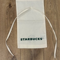 【2/2 19:00〜22:00引取りに来てくださる方限定無料】スタバラッピング巾着袋の画像