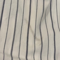 【2/2 19:00〜22:00引取りに来てくださる方限定無料】ストライプ柄 長袖シャツ Lの画像