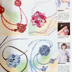 手芸本｜ビーズ・ニュース 4〜6 光文社女性ブックス 3冊セット  Beads News 女性自身の画像
