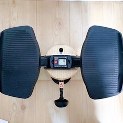 【美品・札幌市内お届け可・お値段相談可】東京スポーツオアシス ツイストエアロステッパー(旧ロゴ)   木目調 ホワイトチークの画像