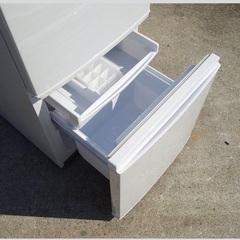 冷蔵庫　SHARP 137L つけかえどっちもドア冷蔵庫 ホワイト　SJ-14W-Wの画像