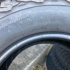 中古タイヤ　2本の画像