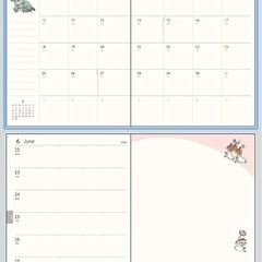 最終値下げムーミン 手帳 2026年 週間 B6 リトルミイ ストーリーブック キャラクター手帳の画像