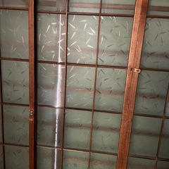 15日まで 昭和　建具　ガラス　色々　窓枠　レトロ　の画像