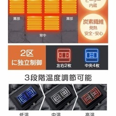 ★着る毛布　5WAY電気ブランケット 大判サイズ  ★電気毛布の画像