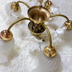 アンティーク　キシマ　シャンデリア　5灯の画像