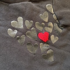 hakka kids ハートトレーナー　110の画像