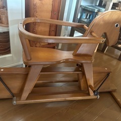 希少！西ドイツ製　ヴィンテージロッキングホース　木馬の画像