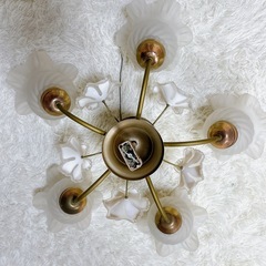 決定‼️アンティーク　キシマ　シャンデリア　5灯の画像