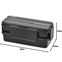 【未使用】4点ロックで安心　メンズお弁当箱　大容量860mlの画像