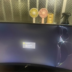 HP モニター Omen C34 ジャンク（液晶破損）の画像