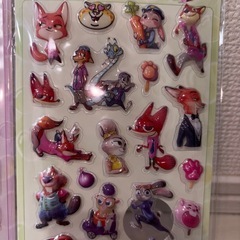 ズートピア⭐︎立体シールの画像