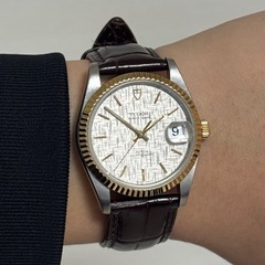 TUDOR（チュードル）プリンス オイスターデイト　ホワイト·ボカシダイヤルの画像