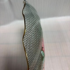 大皿　ガラス皿　ガラスプレート　ヴィンテージ風 果物　菓子入れの画像