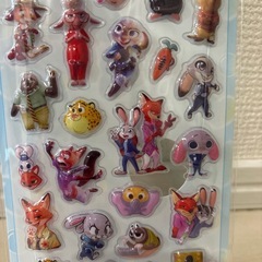 ズートピア⭐︎立体シールの画像