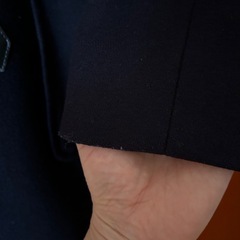 学生用ダッフルコート　紺色の画像